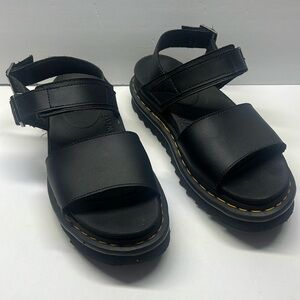Dr. Martens Women's Voss Ankle Strap Sandal size 41 black chunky sandals